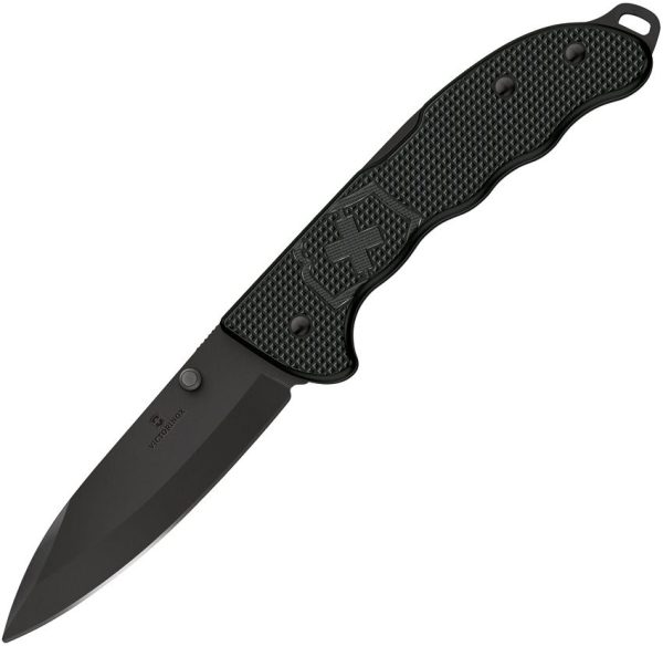 VN09415DS23 Victorinox Evoke Lockback Alox Black - 4 inches