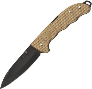 Victorinox Evoke Lockback Alox Beige Folding Knife