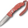 Victorinox Evoke Lockback LE 2025 Stone Red Alox Folding Knife