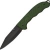 VN09425DS24 Victorinox Evoke Lockback Folding Knife 4" Black Blade Olive Alox