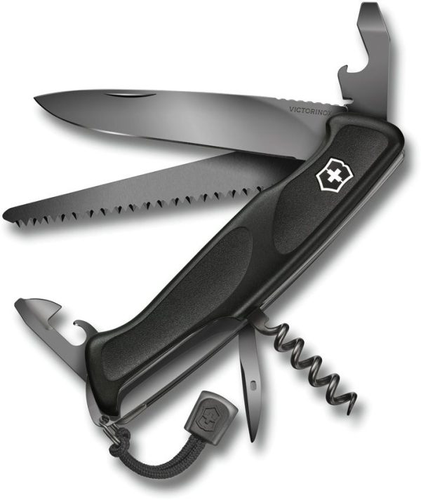 VN09563C31P Victorinox Ranger Grip 55 Onyx Black Multi-Tool