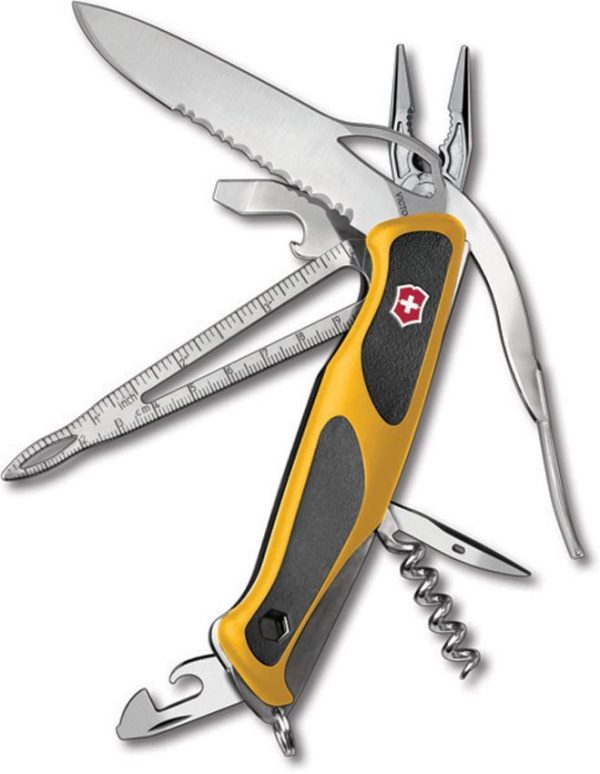 Victorinox Ranger Grip Boatsman Multi-Tool - Black Yellow
