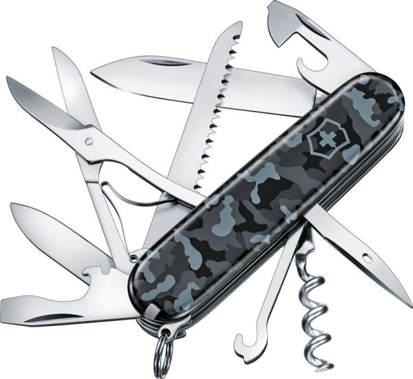 VN13713942 Victorinox Huntsman Navy Camo Multi-Tool - 3.6 inches