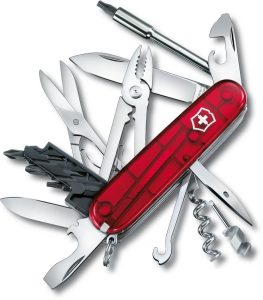 VN17725T Victorinox CyberTool 34 Ruby Red Multi-Tool - 34 Functions