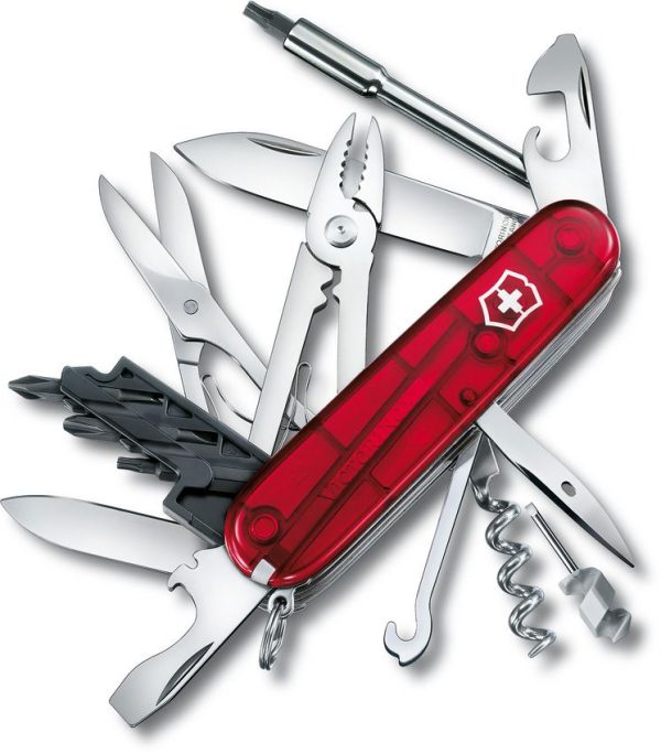 Victorinox CyberTool 34 Ruby Red Multi-Tool - 34 Functions