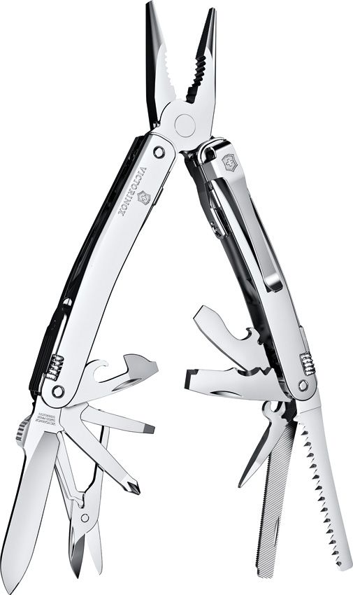 VN30224MKB1 Victorinox Swiss Tool MX Clip Silver Multi-Tool