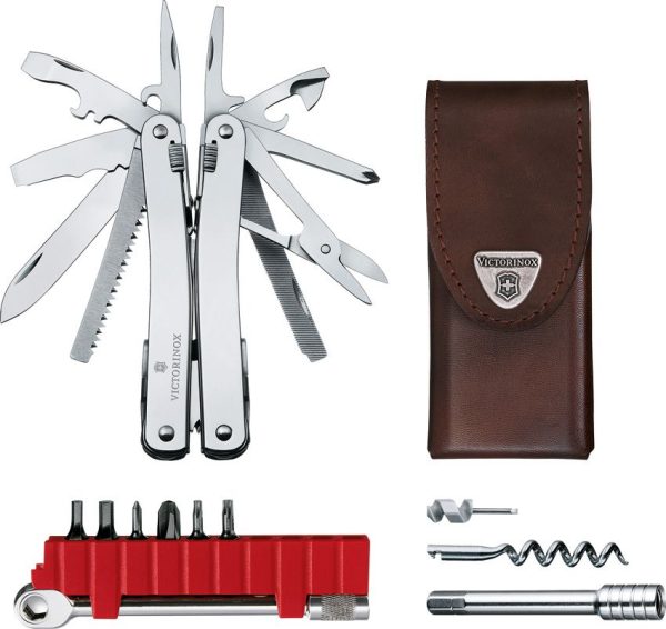 Victorinox Swiss Tool Spirit Plus Ratchet Leather
