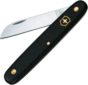 Victorinox Floral Knife Black Sheepsfoot