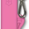VN40452 Victorinox Classic Knife Case Pink with Attachment Clip
