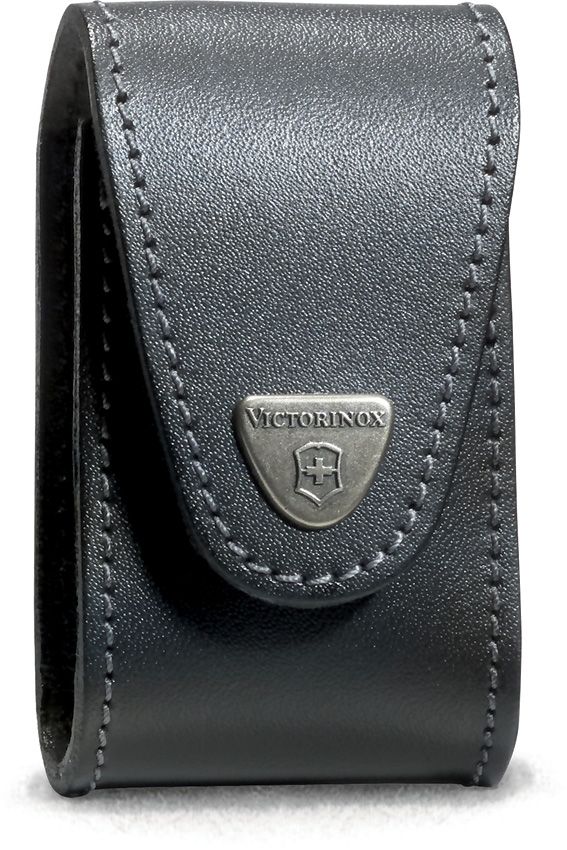 VN40521XAVTX1 Victorinox SwissChamp XAVT Black Leather Belt Sheath