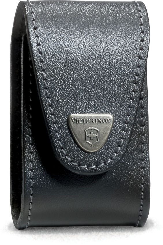 Victorinox SwissChamp XLT Black Leather Pouch