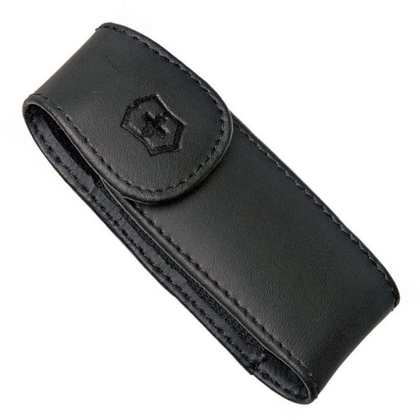 Victorinox Leather Pouch with Clip - Black