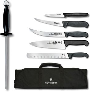 VN5100371X4 Victorinox BBQ Natural 7 Pc - Granton Blade
