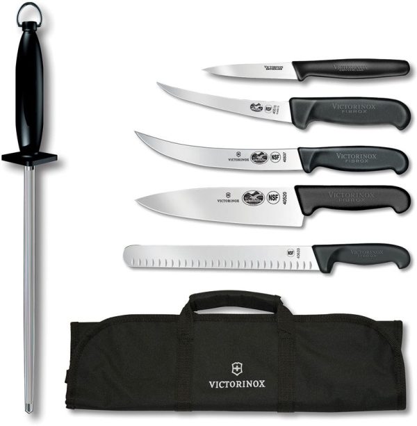 Victorinox BBQ Natural 7 Pc - Granton Blade