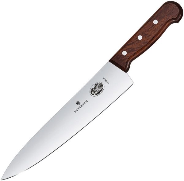Victorinox Chef's Knife 10in Wood Handle Satin Blade