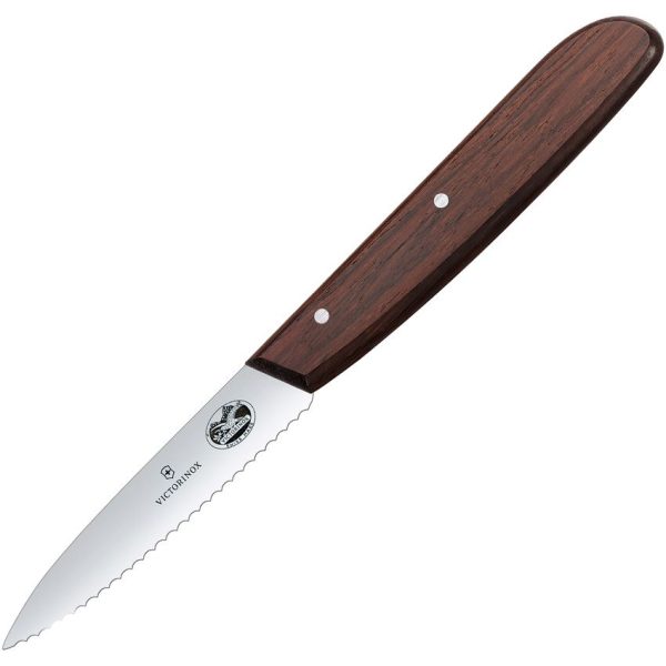 Victorinox Paring Knife 3.25in Serrated Wood