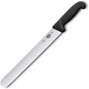 VN5472330BK Victorinox Slicing Knife 12in Granton Fibrox
