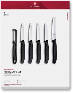 VN6711361G Victorinox Paring Knife Set Black 6-Piece