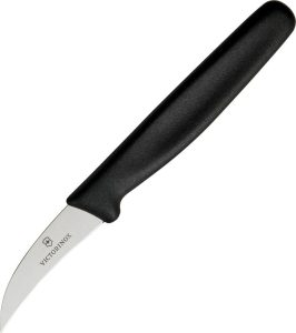Victorinox Paring Knife Curved Black Stainless