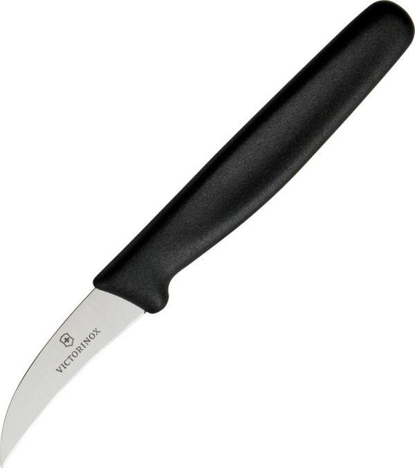 Victorinox Paring Knife Curved Black Stainless