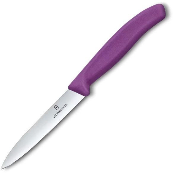 VN67705C1 Victorinox Swiss Classic Paring Knife - Purple Handle
