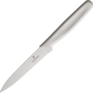 VN67737 Victorinox Utility Knife Serrated White