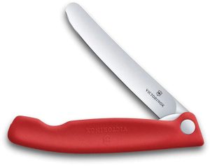 VN67801FC1 Victorinox Swiss Classic Picnic Knife Red Linerlock