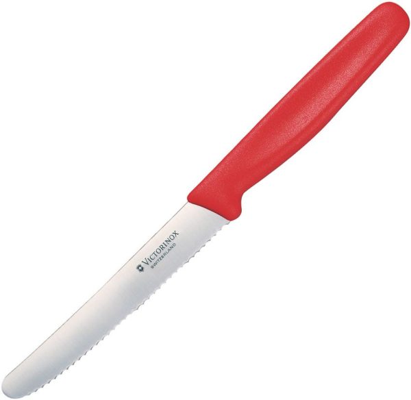 Victorinox Steak Knife Serrated Red