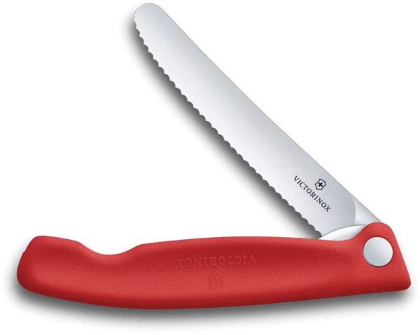 Victorinox Swiss Classic Picnic Serrated Knife Red