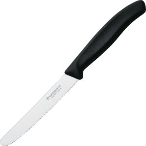 VN67833 Victorinox Steak Knife Serrated Black
