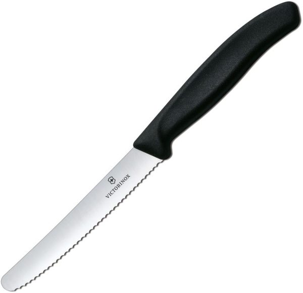 Victorinox Steak Knife Black Serrated 4.25in