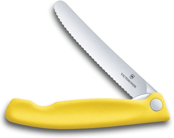 Victorinox Swiss Classic Paring Yellow Serrated 4.25in