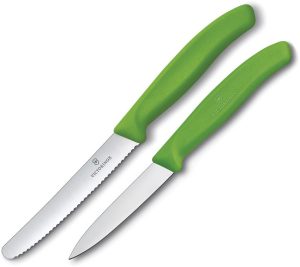VN67836L114X3 Victorinox Steak & Paring Set Green 2-Piece