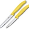 Victorinox Steak/Paring Knife Set Yellow Pillow Pack