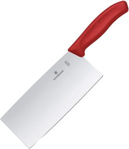 VN6856118G Victorinox Cleaver Red - 7 Inch Blade