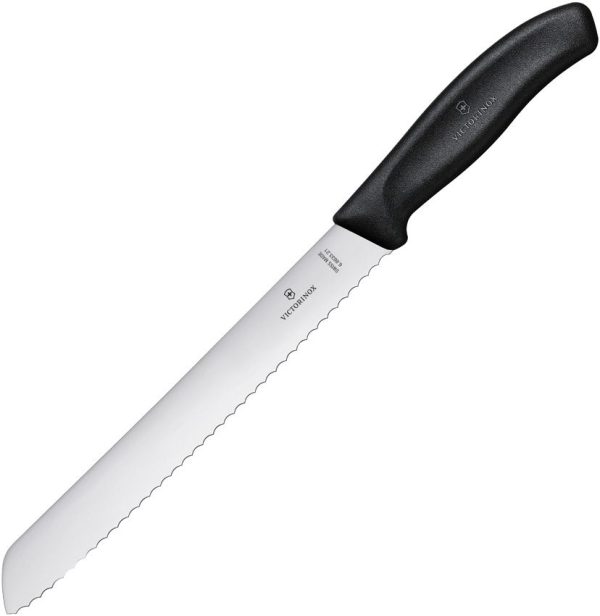 VN6863321X2 Victorinox Bread Knife 8.25in - Black TPE