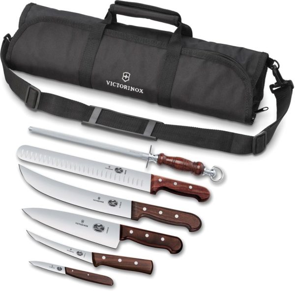 VN740127X2 Victorinox Swiss Classic BBQ Set 7PC Maple