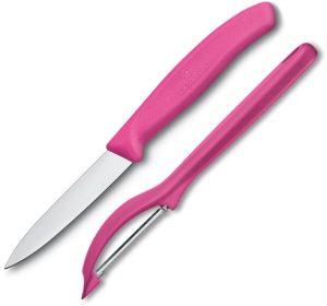 Victorinox Pairing Knife Peeler Combo Pink