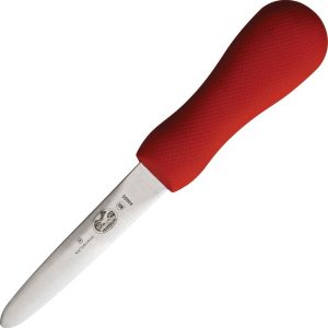 VN763995 Victorinox Oyster Knife - Red Handle 4 inches