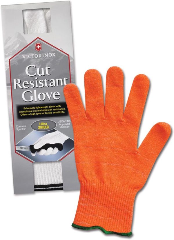 Victorinox Cut Resistant Glove Orange - Food Service Grade