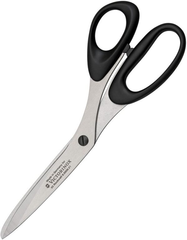 VN8090821 Victorinox Bent Household Scissors 8.5 inch - Black Handle