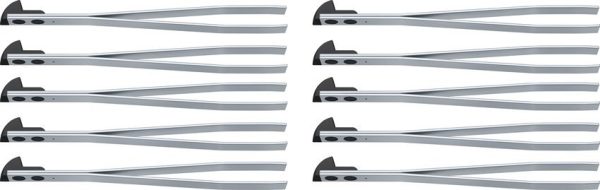 Victorinox Replacement Tweezers Large Black - 10 Pack