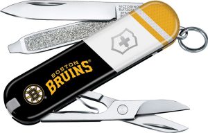 VNBOS58B1 Victorinox Classic Boston Bruins 58mm Folding Knife
