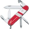Victorinox Tinker Detroit Red Wings Folding Knife 3.5" Closed