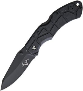 V Nives Rocky II Lockback - Black FRN D2 Steel