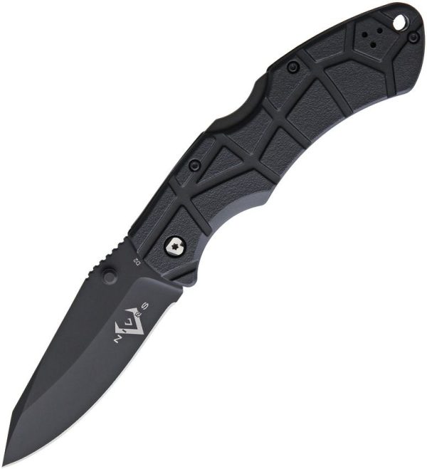 VNI09FRNPBBK2 V Nives Rocky II Lockback - Black FRN D2 Steel