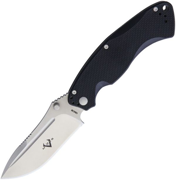 V Nives Olympian Linerlock - Black G10 Handle