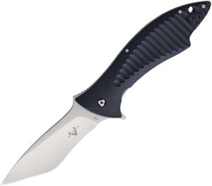 VNI15FRNPBK V Nives Deplorable Linerlock Black Folding Knife AUS-8 4"