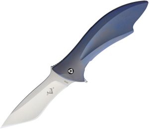 VNI15TIPBL V Nives Deplorable Framelock Blue - Titanium Handle