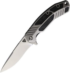 VNI16TICFP V Nives Tectonic Linerlock CF - Gray Titanium